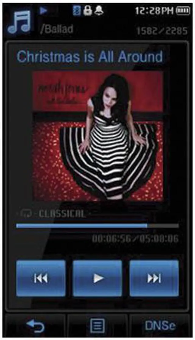 Alt view image 4 of 5 - SAMSUNG 3" Black 8GB MP3 Player YP-P2JCB