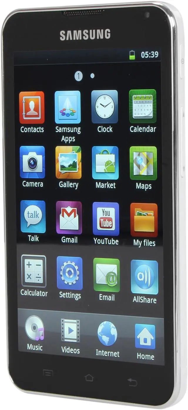 Alt view image 2 of 3 - SAMSUNG Galaxy 5" White/Black 8GB Android Player YP-G70CWY