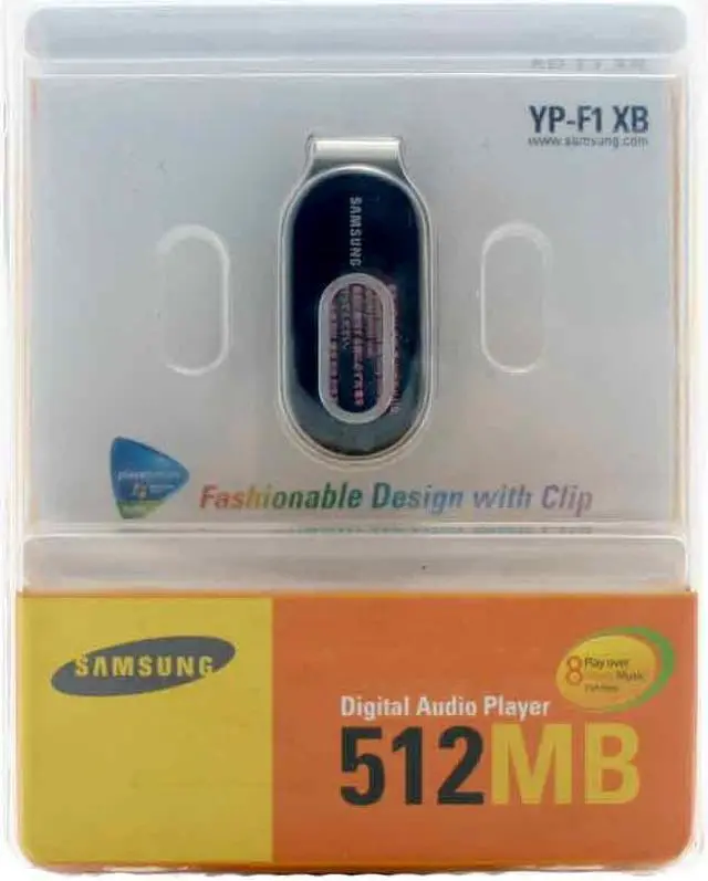 Alt view image 3 of 4 - SAMSUNG Black 512MB MP3 Player YP-F1X
