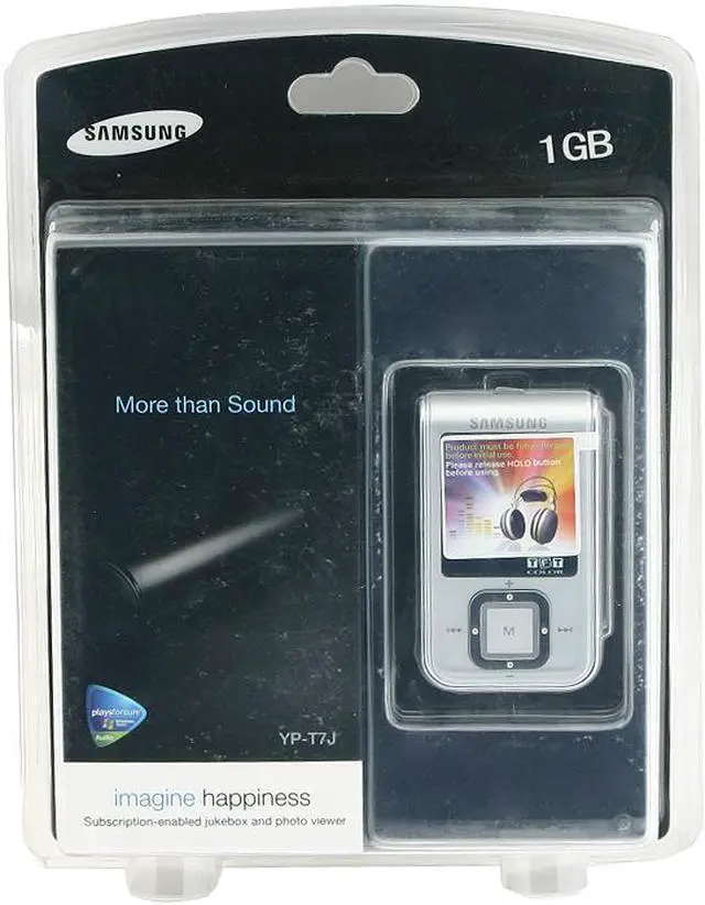 Alt view image 10 of 11 - SAMSUNG Silver 1GB MP3 Player YP-T7JZ