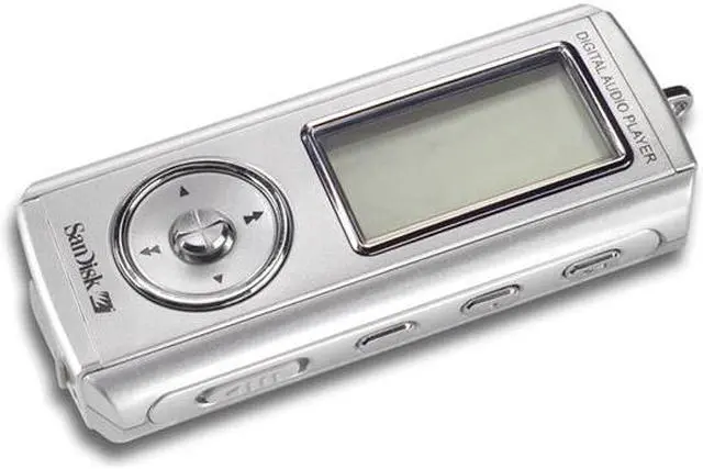 Main image of SanDisk Silver 1GB MP3 Player SDMX1-1024-A18