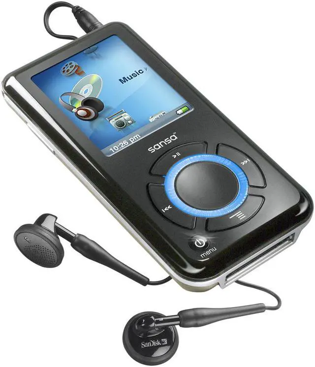 Alt view image 3 of 4 - SanDisk 1.8" Black 4GB MP3 Player Sansa e260