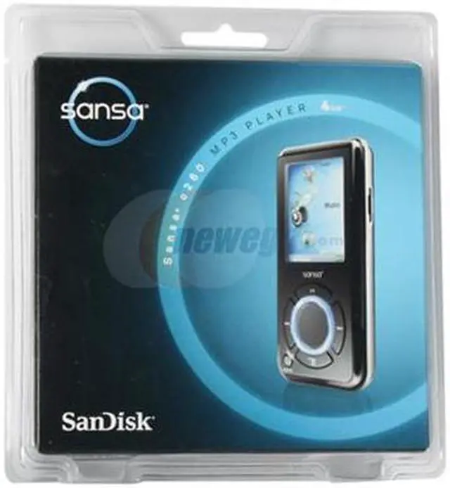 Alt view image 4 of 4 - SanDisk 1.8" Black 4GB MP3 Player Sansa e260