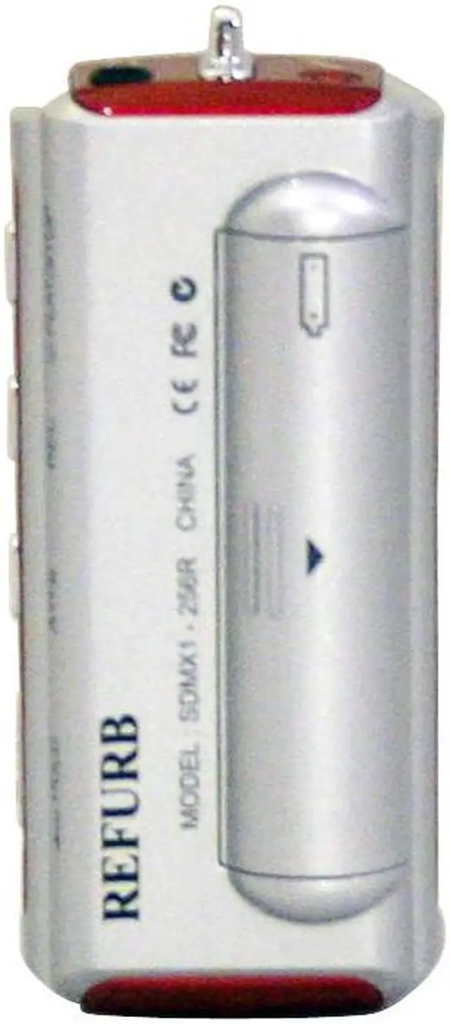 Alt view image 4 of 6 - SanDisk Red 256MB MP3 Player SDMX-1-256-A18-RFB