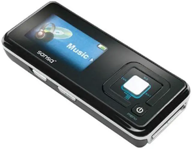 Alt view image 2 of 2 - SanDisk Sansa c200 Black 2GB MP3 Player Sansa c250