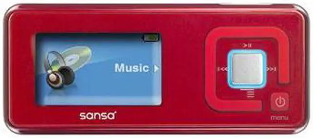 Main image of SanDisk Sansa c240 Red 1GB MP3 Player
