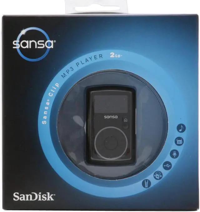Alt view image 6 of 6 - SanDisk Sansa Clip 1.0" Black 2GB MP3 Player