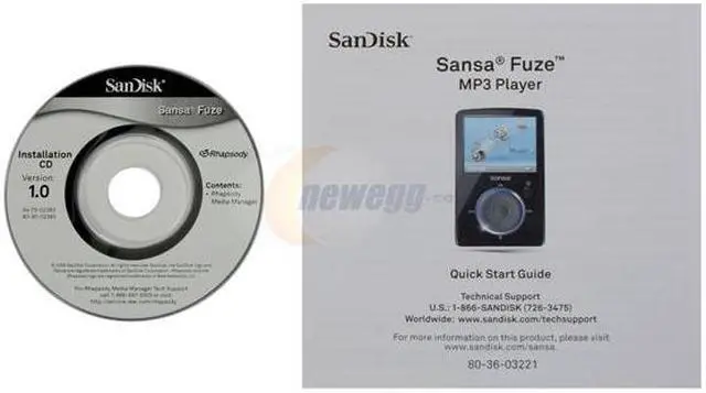 Alt view image 3 of 4 - SanDisk Sansa Fuze 1.9" Silver 8GB MP3 / MP4 Player
