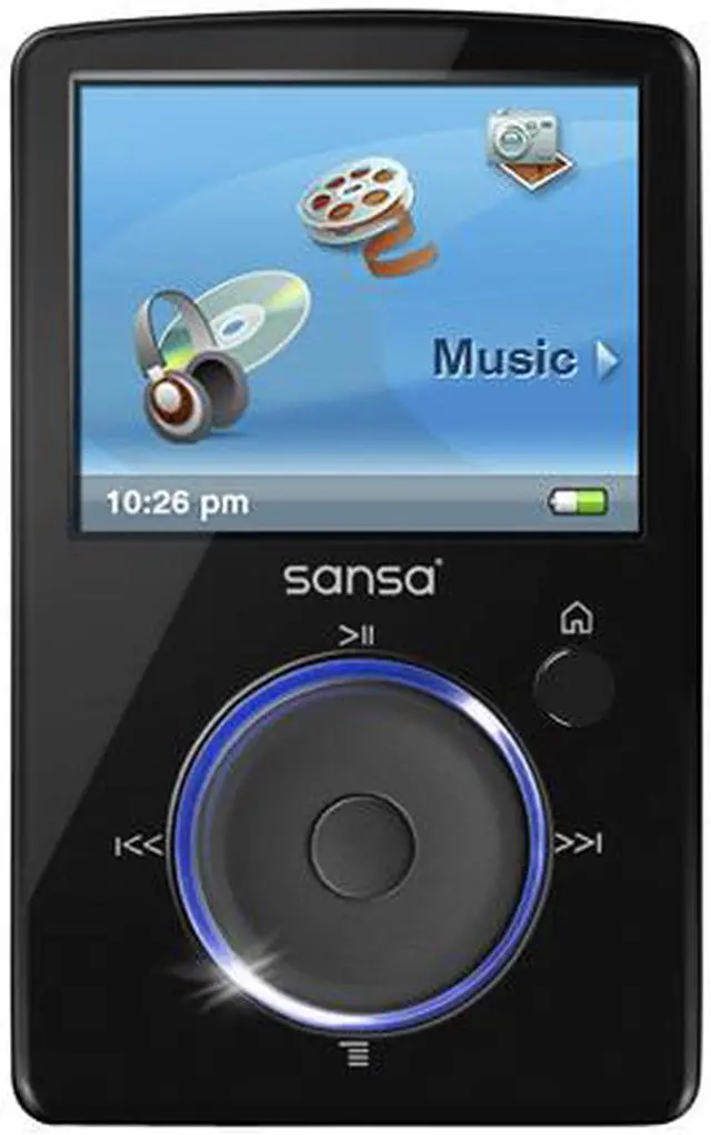 Main image of SanDisk Sansa Fuze 1.9" Black 4GB MP3 / MP4 Player