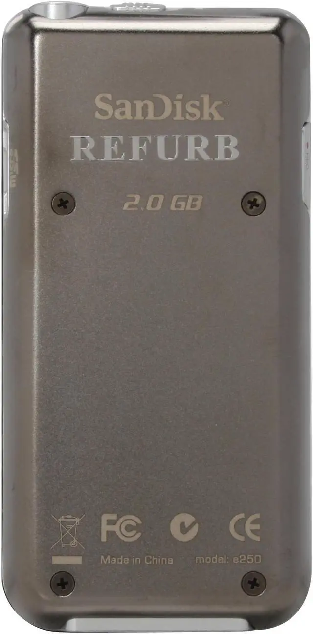 Alt view image 4 of 9 - SanDisk Sansa e250 1.8" Black 2GB MP3 Player