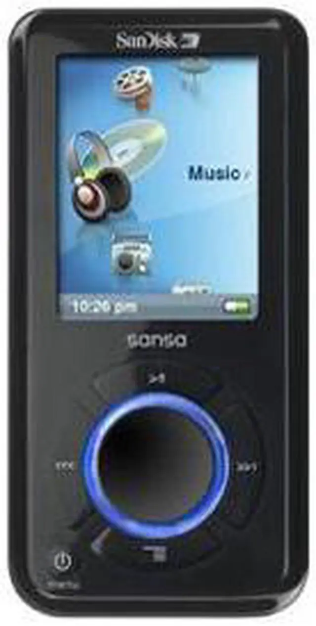 Main image of SanDisk Sansa e280 1.8" Black 8GB MP3 Player