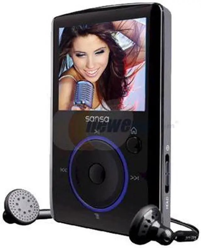 Alt view image 3 of 4 - SanDisk Sansa Fuze 1.9" Black 8GB MP3 / MP4 Player