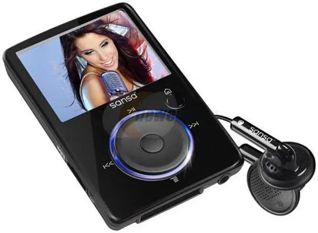 Alt view image 2 of 5 - SanDisk Sansa Fuze 1.9" Black 2GB MP3 / MP4 Player
