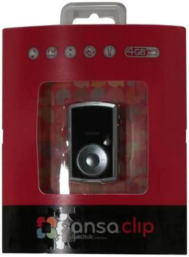 Alt view image 5 of 5 - SanDisk Sansa Clip 1.0" Silver 4GB MP3 Player