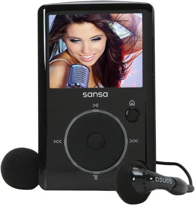 Main image of SanDisk Sansa Fuze 1.9" Black 2GB MP3 / MP4 Player