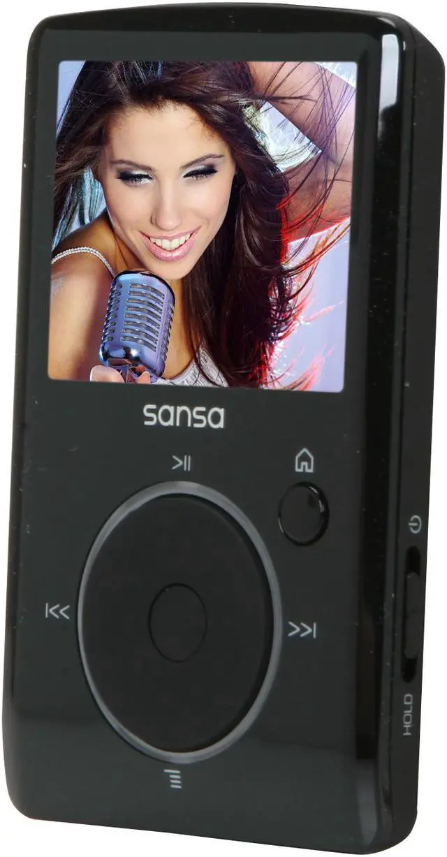 Alt view image 3 of 10 - SanDisk Sansa Fuze 1.9" Black 2GB MP3 / MP4 Player