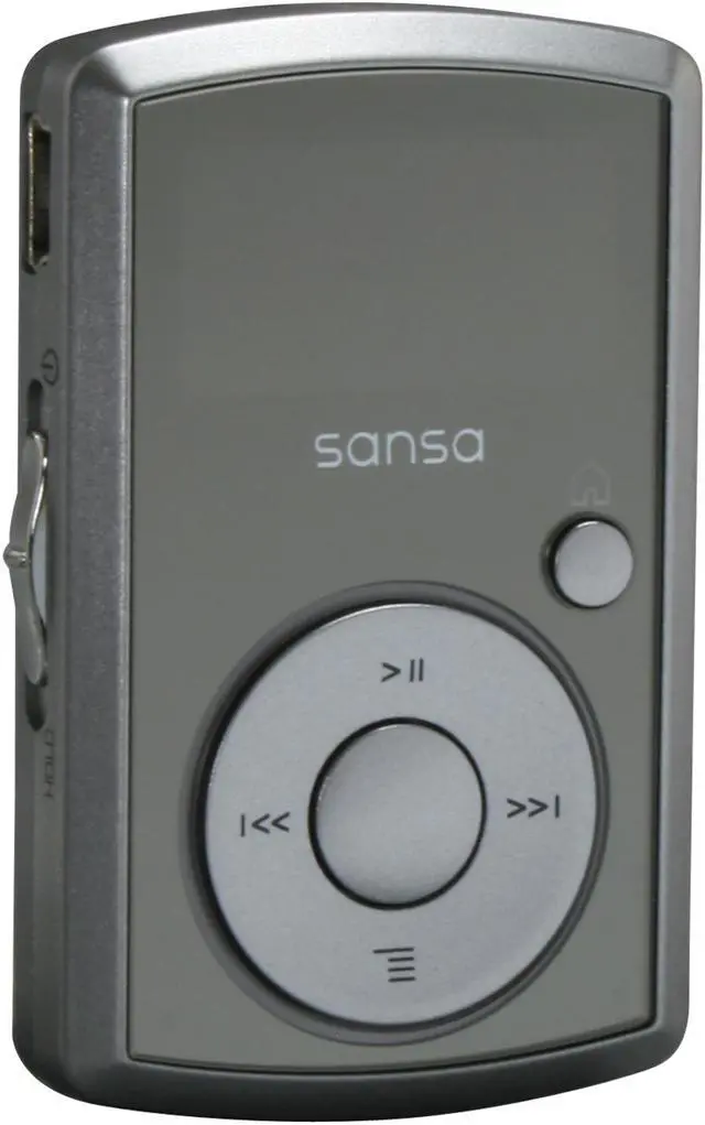 Alt view image 3 of 11 - SanDisk Sansa Clip 1.0" Silver 4GB MP3 Player