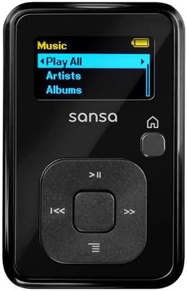 Main image of SanDisk Sansa Clip+ 1.0" Black 2GB MP3 Player SDMX18R-002GK-A57