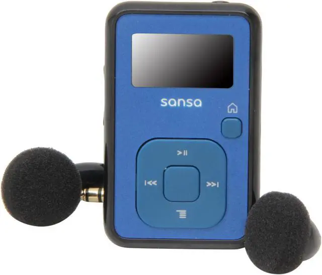 Alt view image 2 of 8 - SanDisk Sansa Clip+ 1.0" Blue 4GB MP3 Player SDMX18R-004GB-A57
