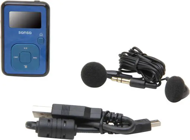 Alt view image 8 of 8 - SanDisk Sansa Clip+ 1.0" Blue 4GB MP3 Player SDMX18R-004GB-A57