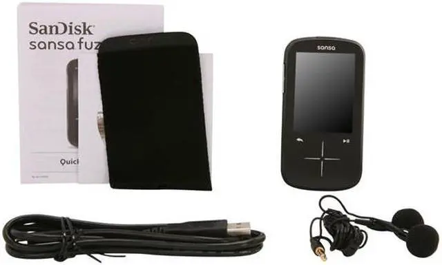 Alt view image 9 of 10 - SanDisk Sansa Fuze+ 2.4" Black 16GB MP3 / MP4 Player SDMX20R-016GK-A57