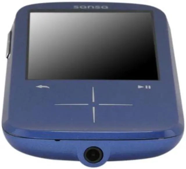 Alt view image 7 of 8 - SanDisk Sansa Fuze+ 2.4" Blue 4GB MP3 Player