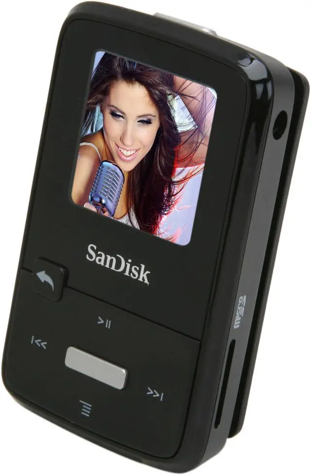Alt view image 3 of 8 - SanDisk Sansa Clip Zip 1.1" Black 4GB MP3 Player SDMX22-004G-A57K