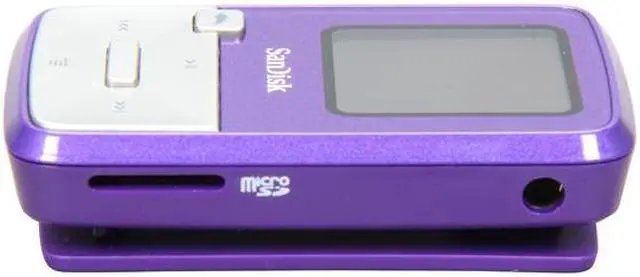 Alt view image 4 of 8 - SanDisk Sansa Clip Zip 1.1" Purple 4GB MP3 Player SDMX22-004G-A57P