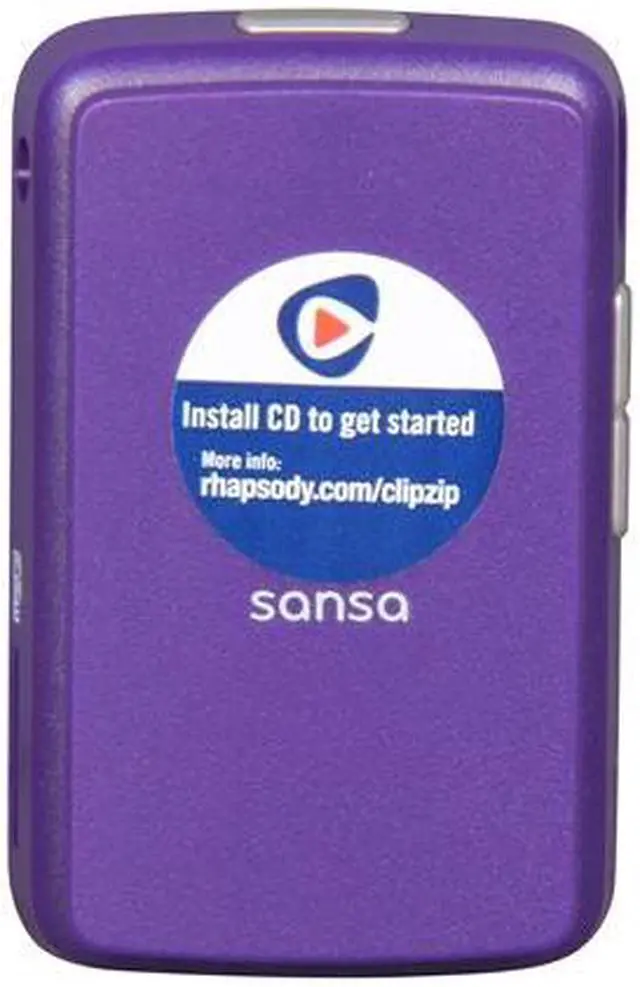 Alt view image 7 of 8 - SanDisk Sansa Clip Zip 1.1" Purple 4GB MP3 Player SDMX22-004G-A57P