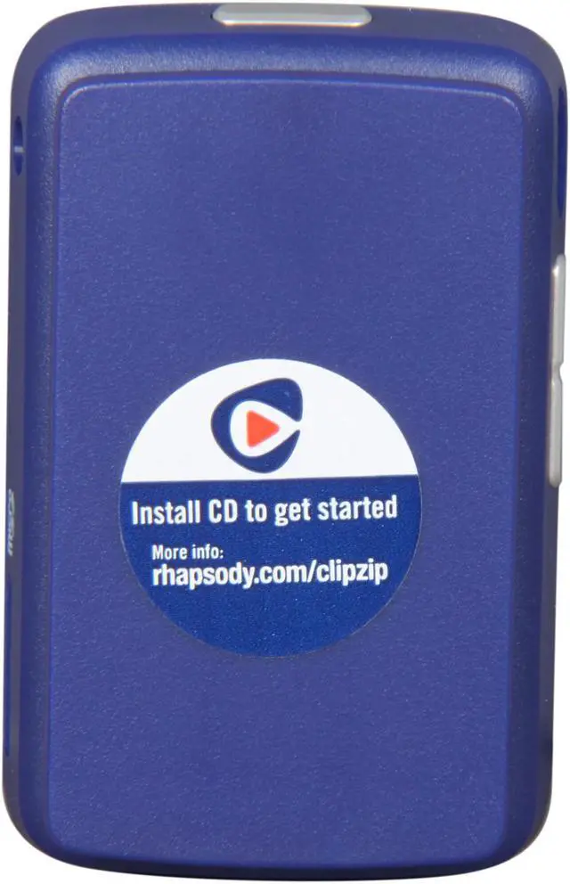 Alt view image 7 of 8 - SanDisk Sansa Clip Zip 1.1" Blue 4GB MP3 Player SDMX22-004G-A57B