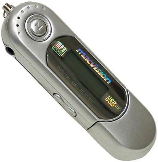 Main image of macvision Silver 512MB MP3 Player MA833A-5S