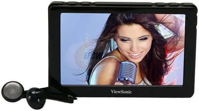 Main image of ViewSonic 4.3" VPD400-508 Black HD MovieBook 800x480 video output to HD 720p 8GB w/Micro SD memory expansion support most video/audio formats