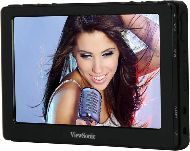 Alt view image 2 of 8 - ViewSonic 4.3" VPD400-508 Black HD MovieBook 800x480 video output to HD 720p 8GB w/Micro SD memory expansion support most video/audio formats