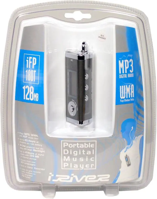 Alt view image 2 of 4 - iRiver Gray 128MB MP3 Player iFP-180T