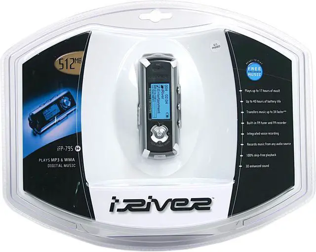 iRiver Black 512MB MP3 Player iFP-795 - Newegg.com