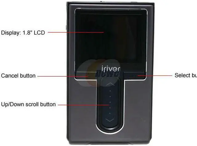 Alt view image 2 of 9 - iRiver H10 1.8" Gray 20GB MP3 Player H10GREY20GB
