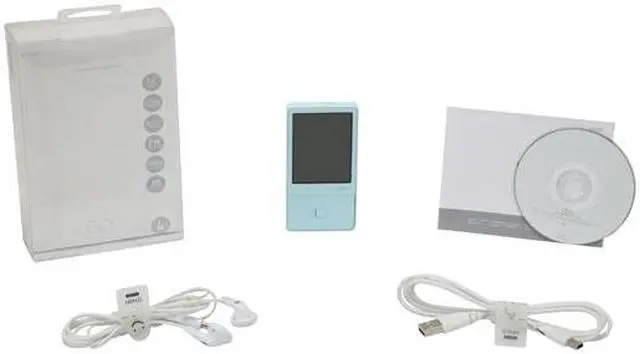 Alt view image 6 of 6 - iRiver E100 2.4" Blue 4GB MP3 / MP4 Player