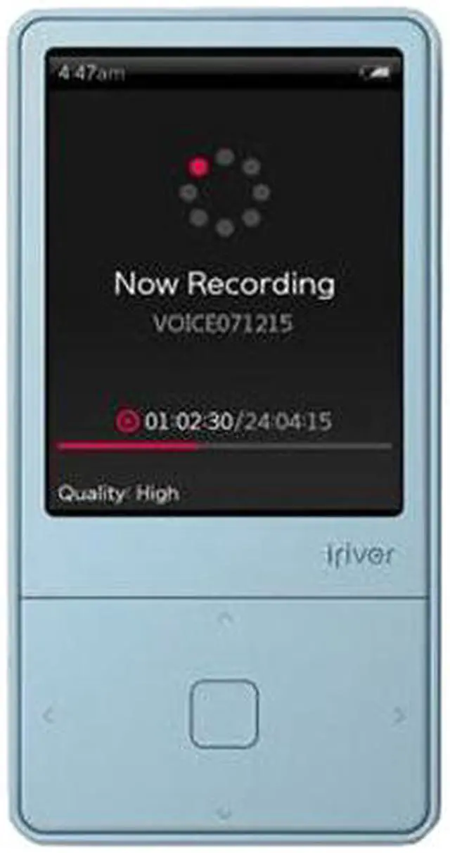 Main image of iRiver E100 2.4" Blue 8GB MP3 / MP4 Player