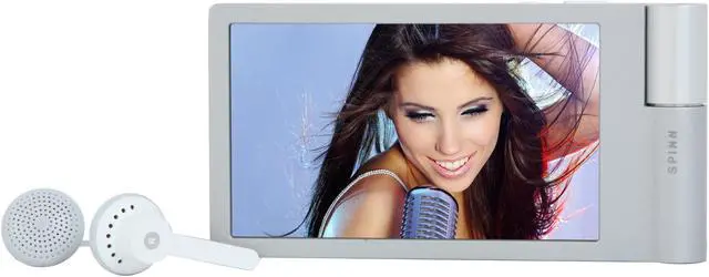 Main image of iRiver 3.3" Silver 8GB MP3 / MP4 Player SPINN