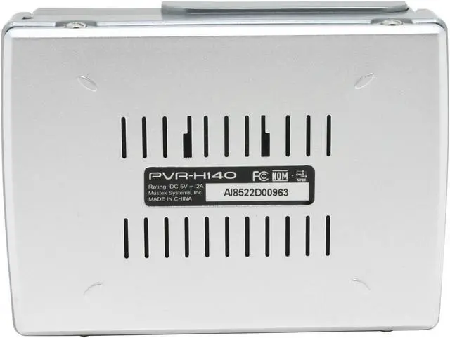 Alt view image 5 of 11 - Mustek 3.6" Silver 40GB MP3 / MP4 Player PVR-H140
