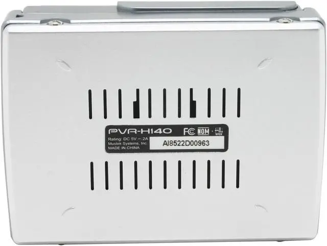 Alt view image 8 of 11 - Mustek 3.6" Silver 40GB MP3 / MP4 Player PVR-H140