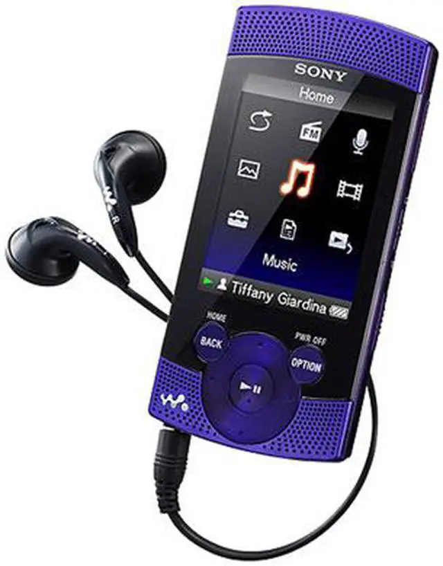 Alt view image 2 of 2 - SONY Walkman "S Series" 8GB MP3/MP4 Player NWZ-S544, Violet