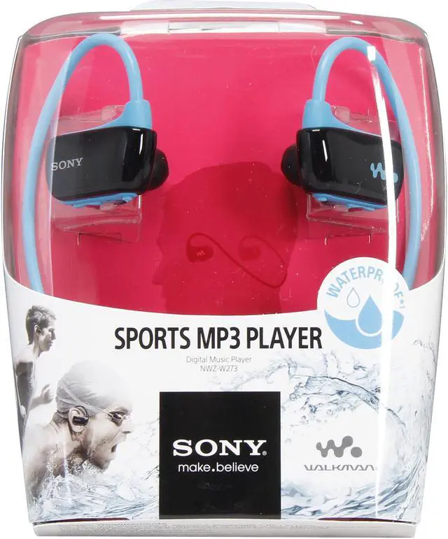 Alt view image 8 of 8 - SONY Walkman Blue 4GB MP3 Player NWZ-W273BLUE