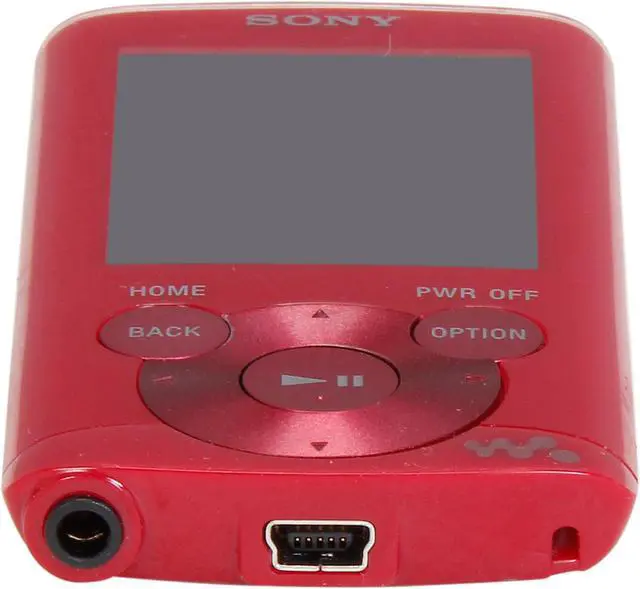 Alt view image 6 of 7 - Sony Walkman NWZ-E364 8GB Digital Media Player, Red - NWZ-E364RED