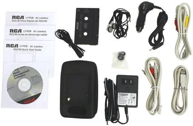 Alt view image 7 of 8 - RCA 3.5" Silver 20GB MP3 / MP4 Player RD2780