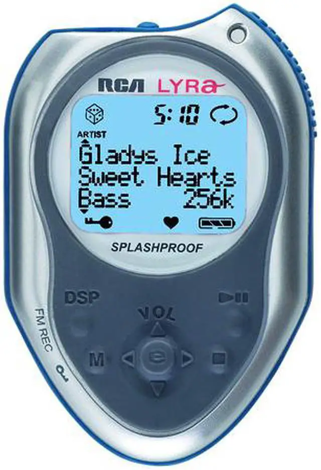 Main image of RCA Black/Silver 512MB MP3 Player RD2215