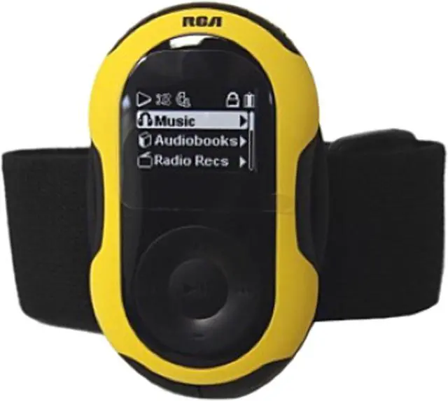 Alt view image 2 of 2 - RCA Jet Sport 1GB MP3 Player with Arm Band, Headphones and FM Recording