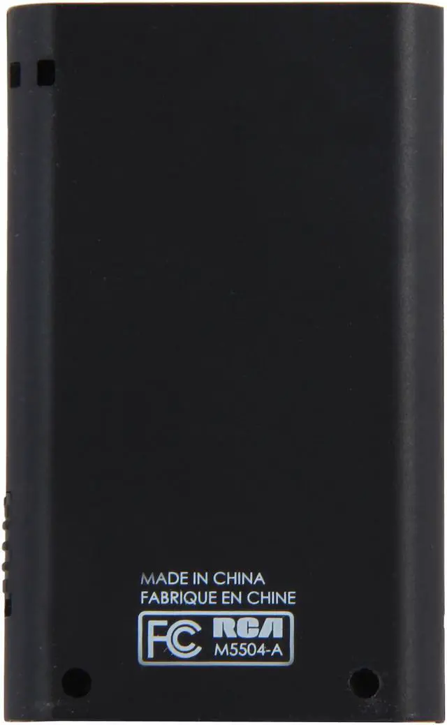 Alt view image 4 of 8 - RCA 1.8" Black 4GB MP3 / MP4 Player M5504