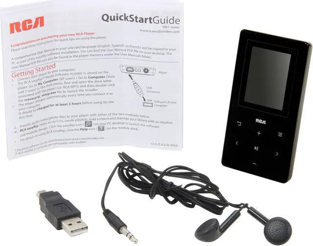 Alt view image 7 of 8 - RCA 1.8" 4GB MP3 / MP4 Player M6104