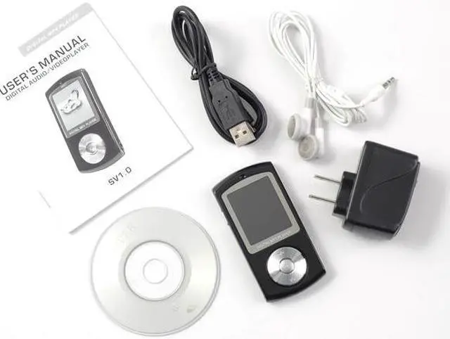 Alt view image 3 of 3 - Mach Speed TRIO 1.8" Black 1GB MP3 / MP4 Player Onyx